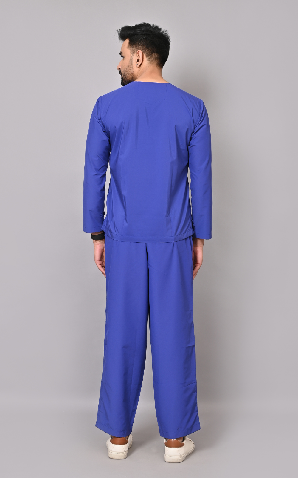 Men's Classic Full Sleeves ( Royal Blue ) Scrubs