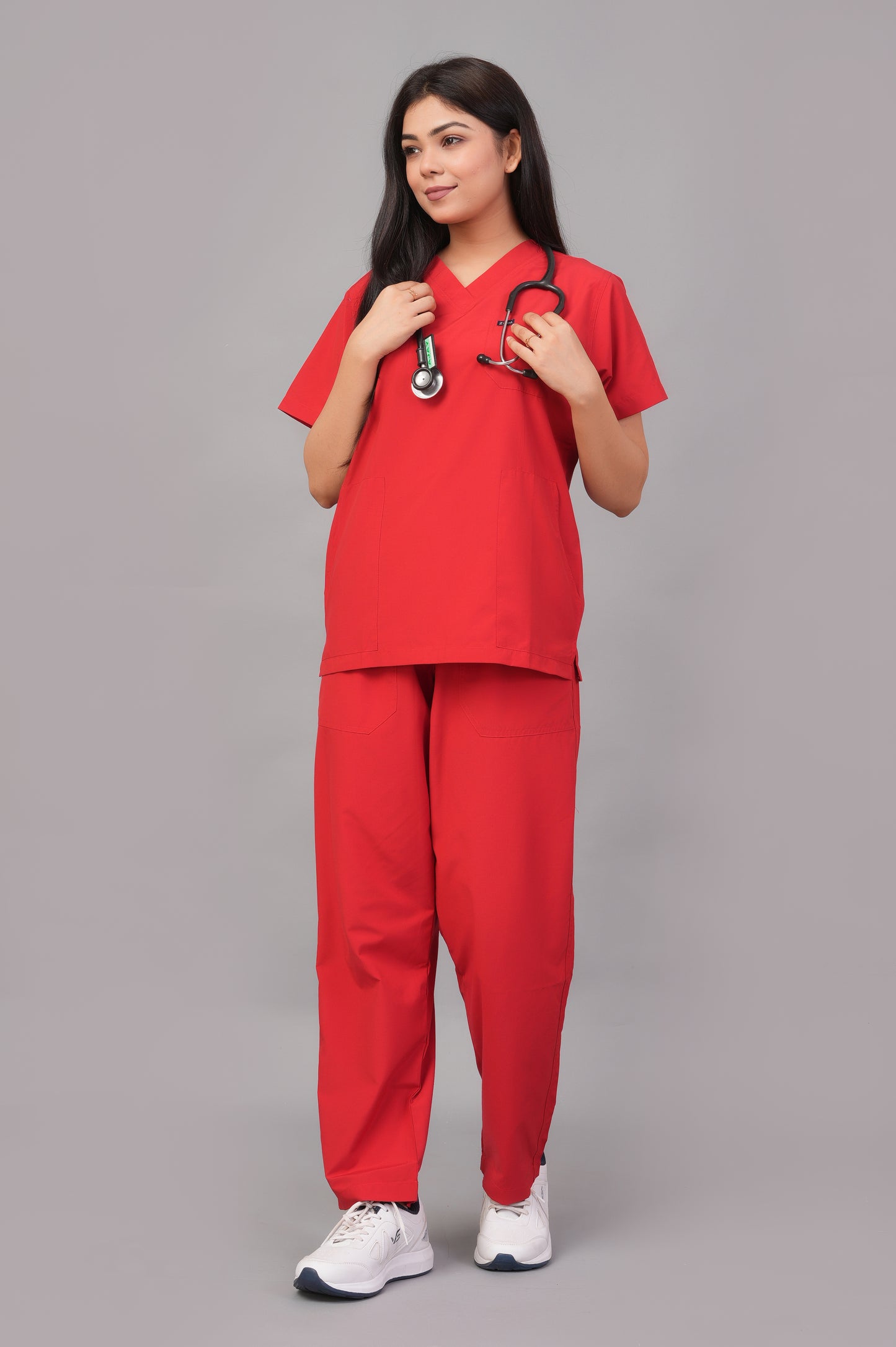 Ziva Womens Orignal Premium (Red) Scrubs
