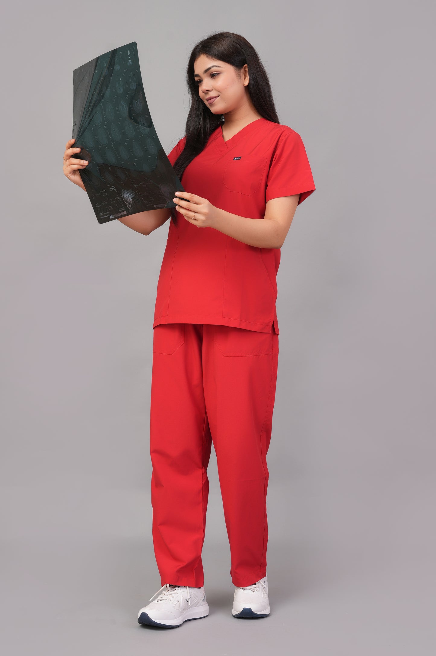 Ziva Womens Orignal Premium (Red) Scrubs