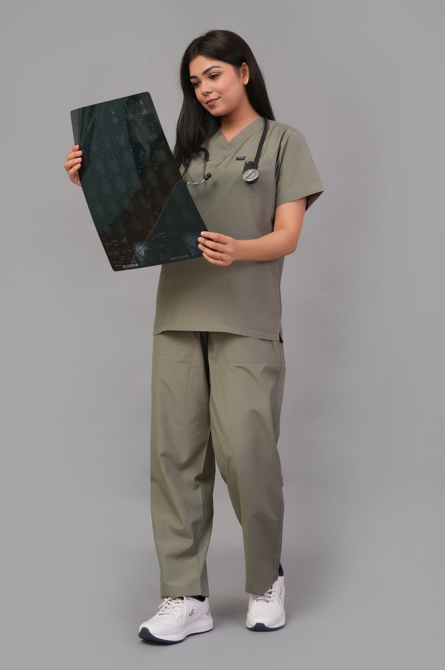 Ziva Womens Orignal Premium (Olive Green) Scrubs