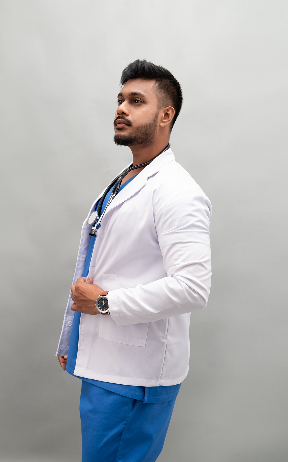 Lab coat hot sale full sleeve