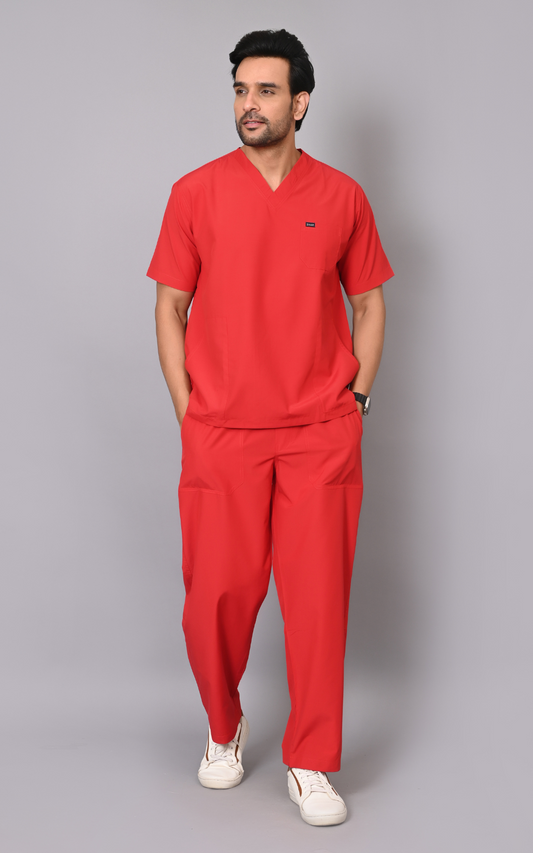 Ziva mens orignal premium (Red) scrubs