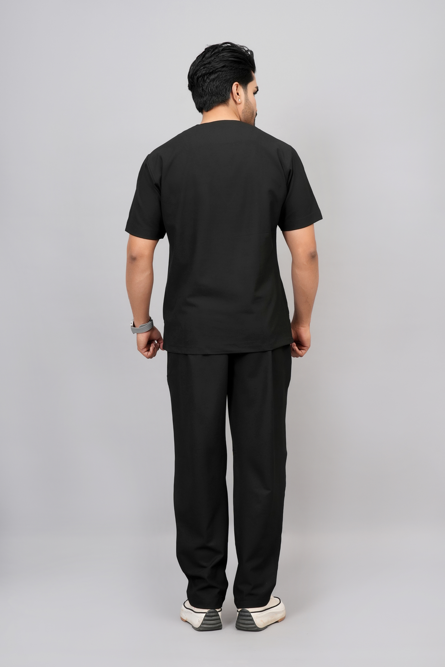 ZIVA EliteStretch men's ( black ) 4-Way Stretch Scrubs