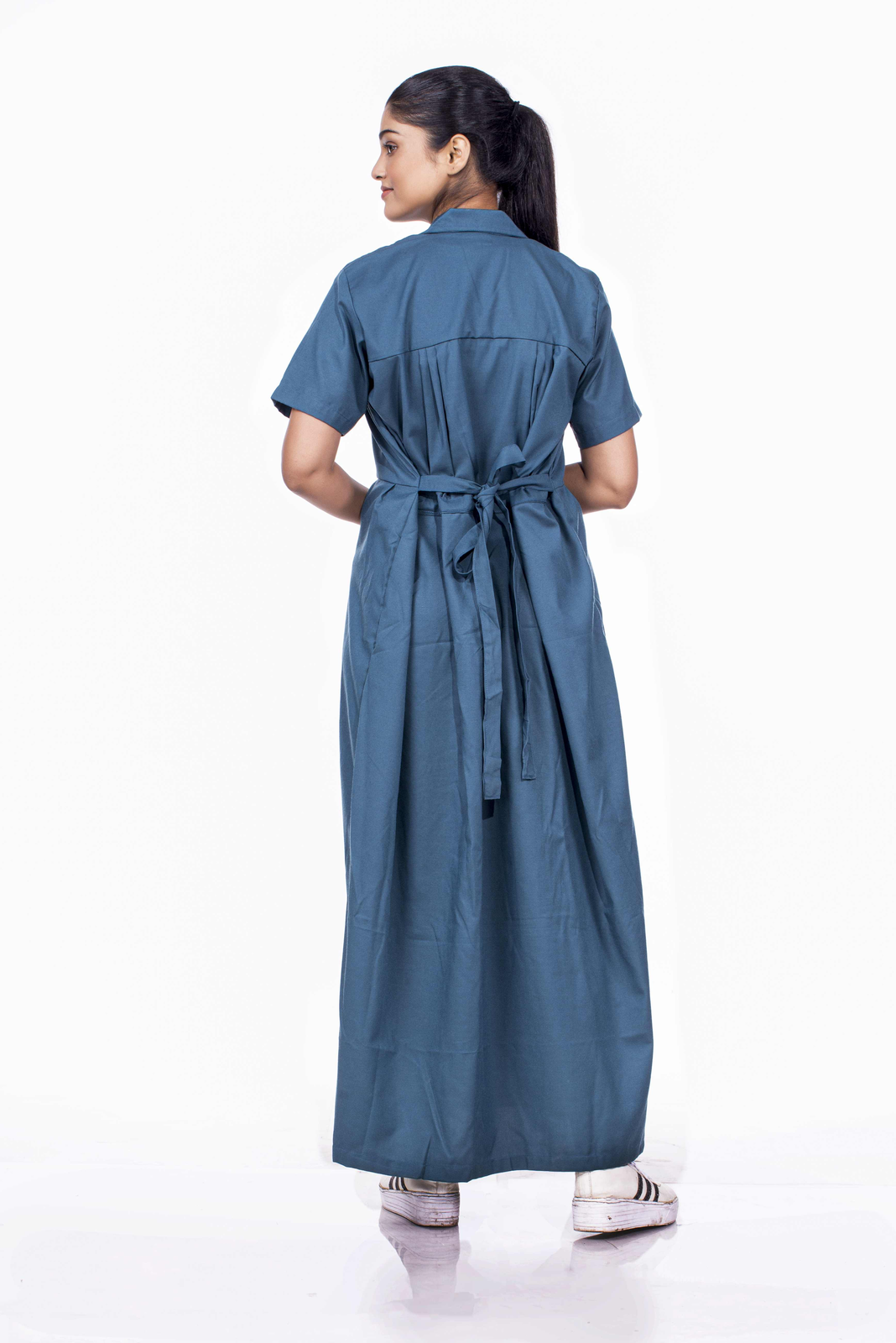 Hospital Essential OT Gown (Blue)