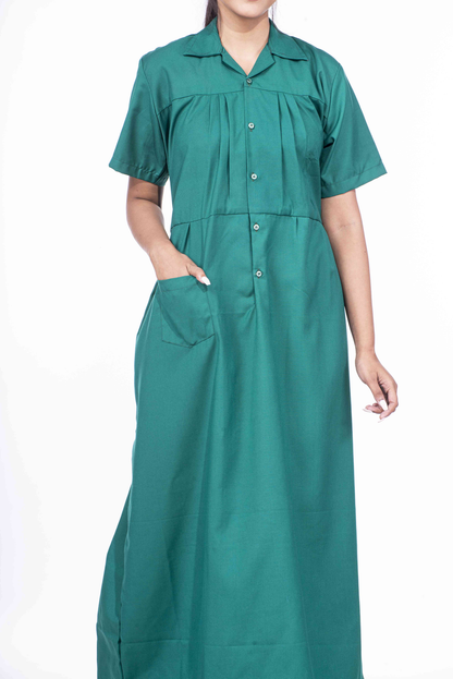 Hospital Essential OT Gown (Green)