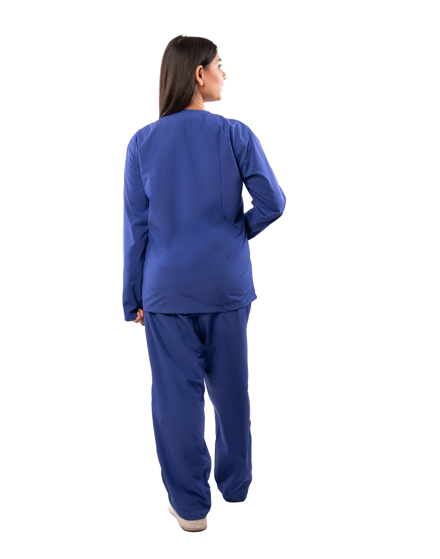 Women's Classic Full Sleeves ( Royal Blue ) Scrubs