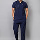 Mens Mandarin Elite Series (Navy Blue) Scrubs