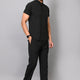 Mens Mandarin Elite Series (Black) Scrubs