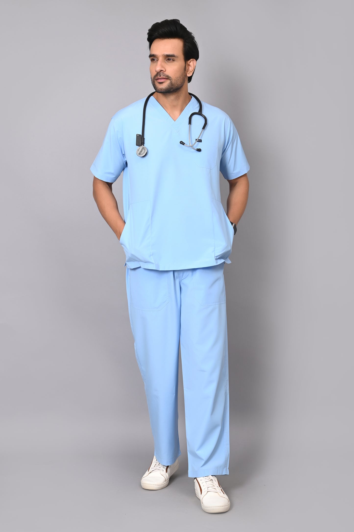 Ziva mens orignal premium (Light sky blue) scrubs