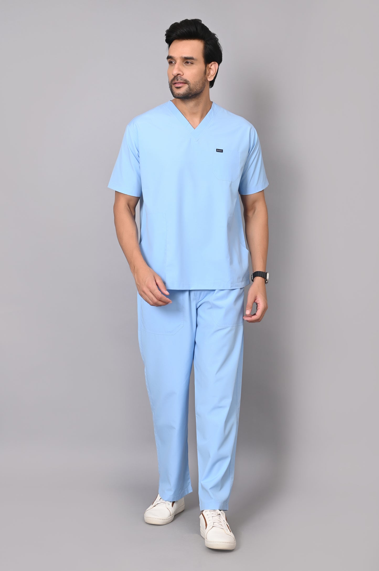 Ziva mens orignal premium (Light sky blue) scrubs