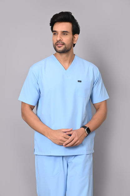 Ziva mens orignal premium (Light sky blue) scrubs