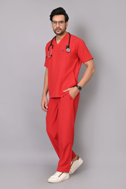 Ziva mens orignal premium (Red) scrubs