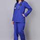 Women's Classic Full Sleeves ( Royal Blue ) Scrubs