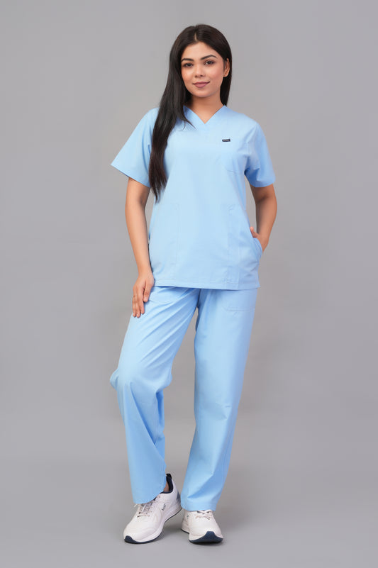 Ziva Womens Orignal Premium (Light Sky Blue) Scrubs