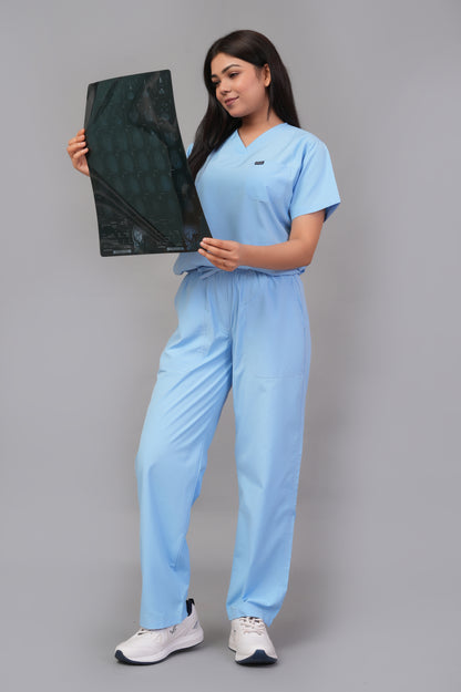 Ziva Womens Orignal Premium (Light Sky Blue) Scrubs