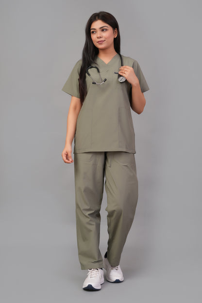 Ziva Womens Orignal Premium (Olive Green) Scrubs