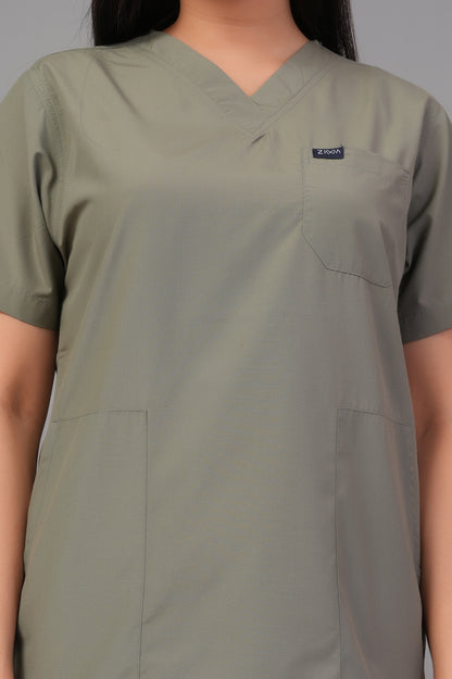 Ziva Womens Orignal Premium (Olive Green) Scrubs