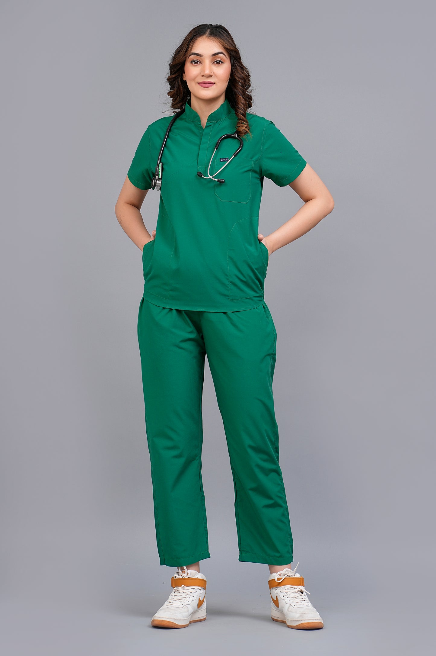 Womens Mandarin Elite Series (Hospital Green) Scrubs