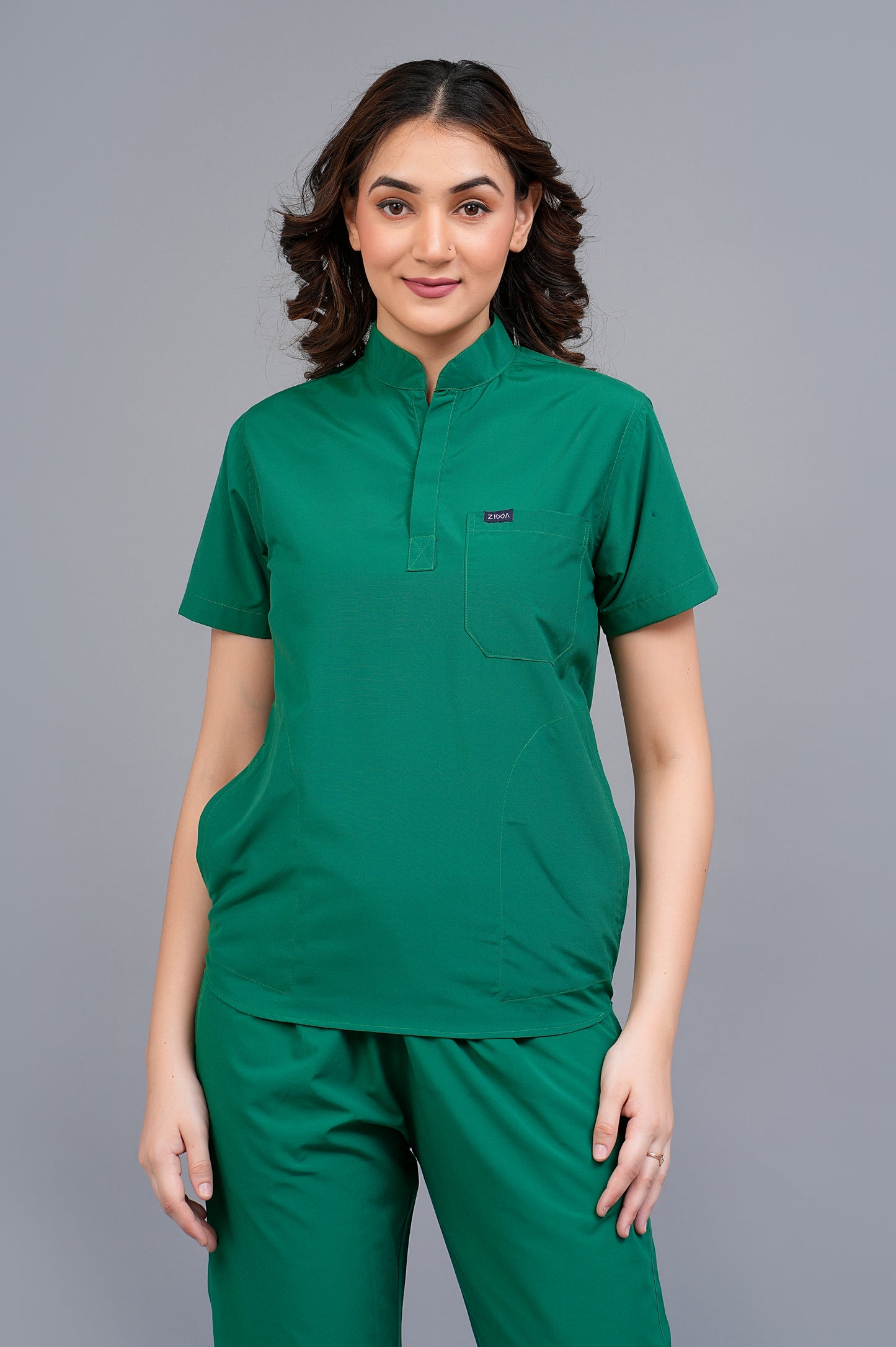 Womens Mandarin Elite Series (Hospital Green) Scrubs