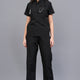 Womens Mandarin Elite Series (Black) Scrubs