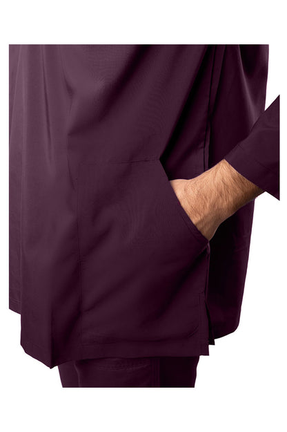 ⁠Men's Classic Full Sleeves ( Wine ) Scrubs