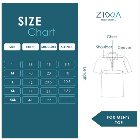 Top Size Chart