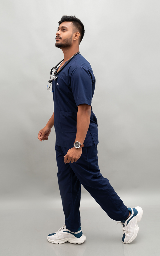 Premium Men (Navy Blue) Athleisure Scrubs