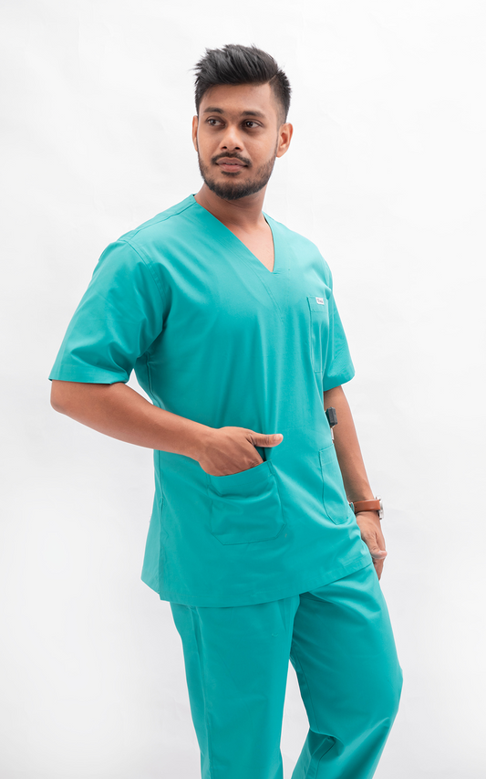 Premium Men (Mint Green) Athleisure Scrubs