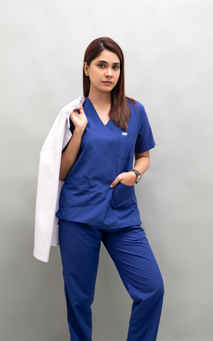 Premiums Women's (Royal Blue) Athleisure Scrubs