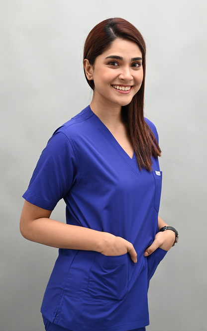 Premiums Women's (Royal Blue) Athleisure Scrubs