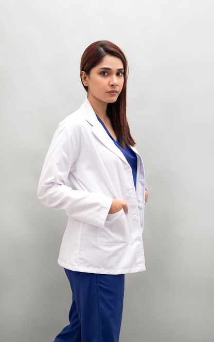 Professional Workwear Women (White) Full Sleeves Lab Coat