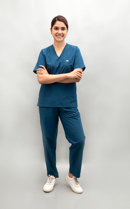 Ziva Original 5 pocket classic (Blue) Scrubs