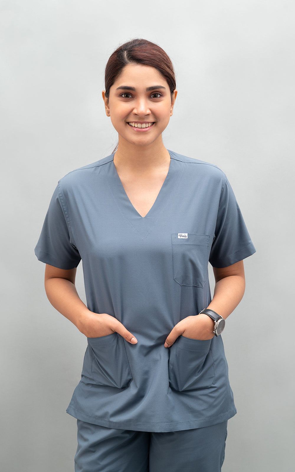 Ziva Original 5 pocket classic (Dark Grey) Scrubs