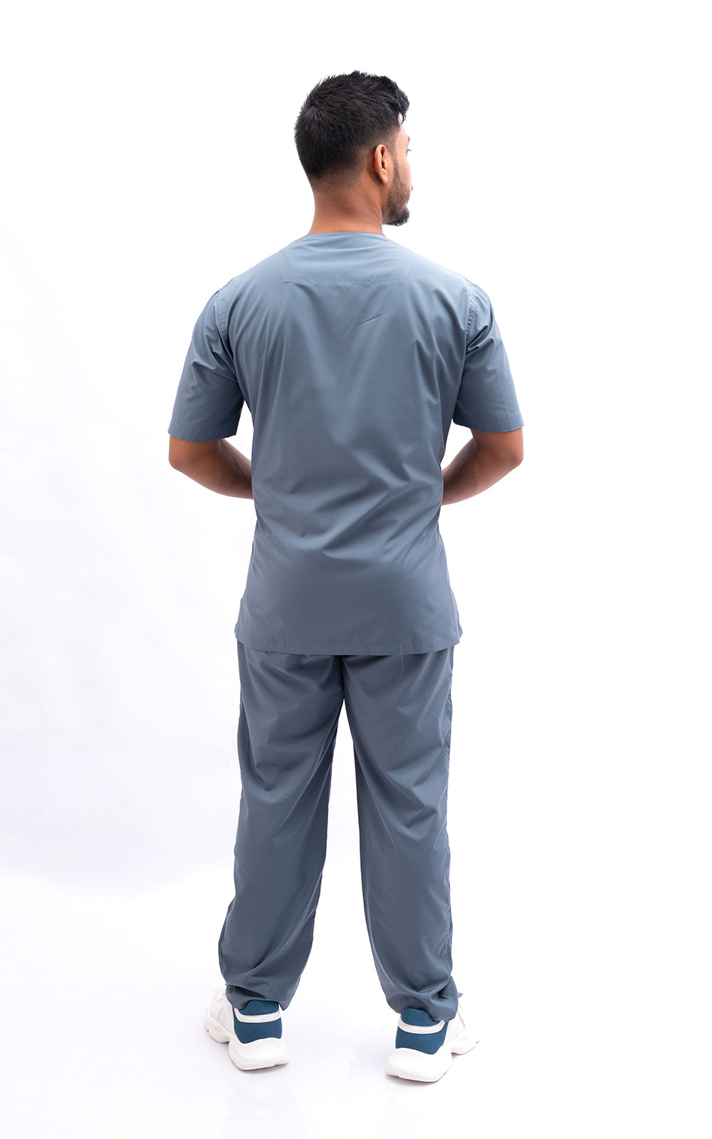 Mens V Neck 5 pocket (Dark Grey) Scrubs