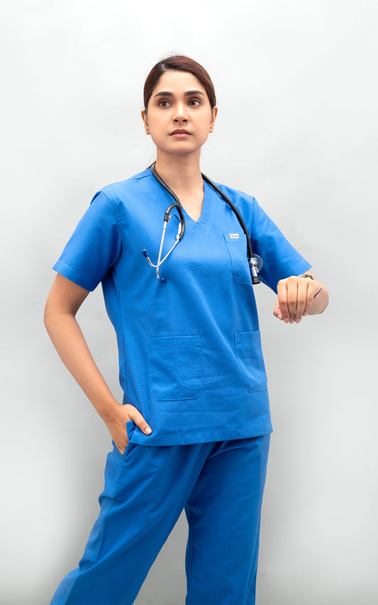 Ziva Original 5 pocket classic (Sky Blue) Scrubs