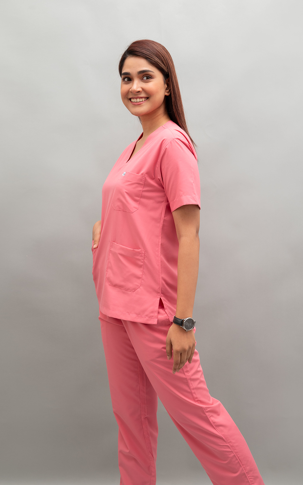 Ziva Original 5 pocket classic (Hot Pink) Scrubs