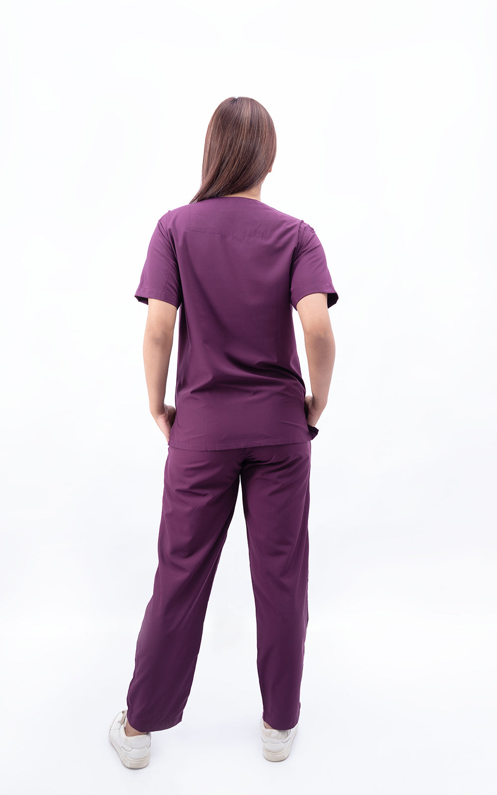 Ziva Original 5 pocket classic (Wine) Scrubs